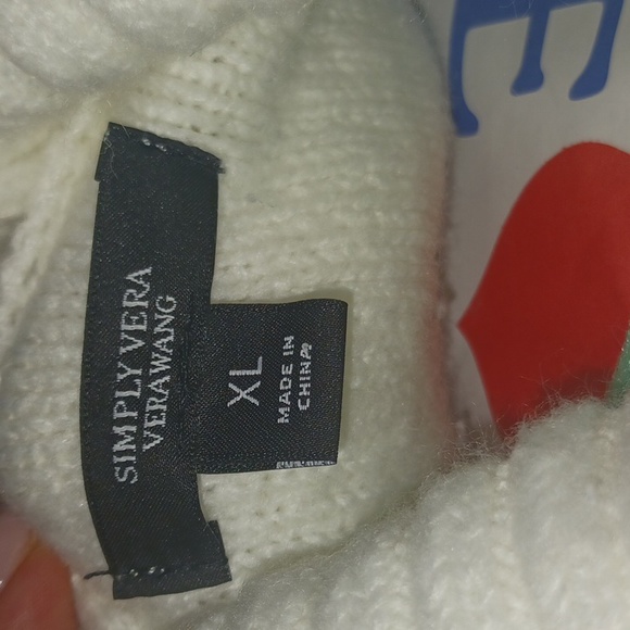 Women's Simply Vera Vera Wang Cable Knit Pullover Sweater XL - Picture 4 of 5